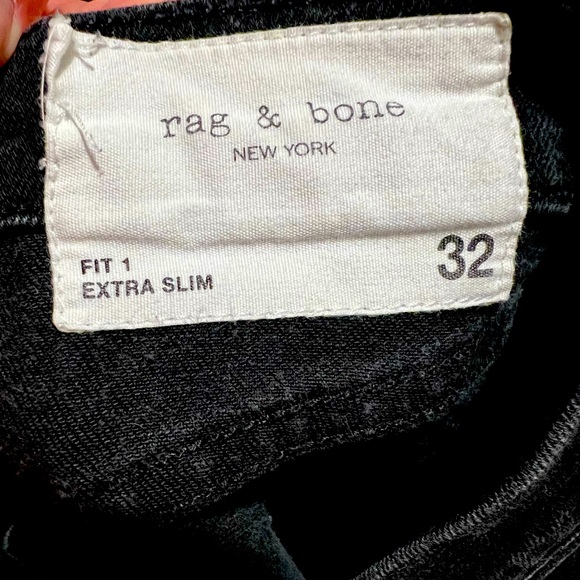 Rag & Bone Walcott Jeans 32x32 distressed knees - Picture 3 of 4